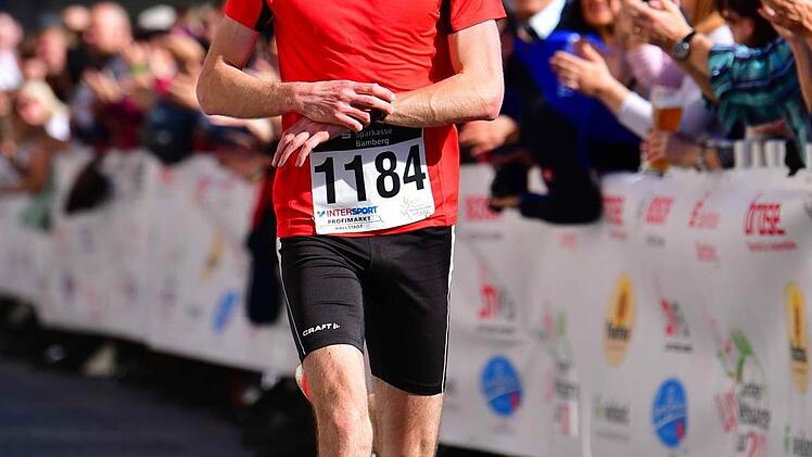 Beim ersten Mal in Bamberg am Start, und gleich Sieger im Halbmarathon: Jonas Lehmann von der TuS Heltersberg