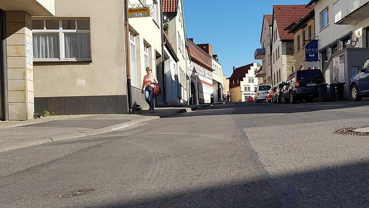 Tränkberg rechts in die Obere Vorstadt...