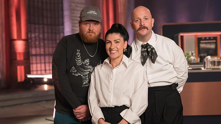 "Team Elif" mit Top-Patissière Elif Oskan, deren Geschäfts- und Lebenspartner Markus Stöckle (rechts) sowie dem Wiener Sternekoch Lukas Mraz wollte "Hensslers Dreamteam" das Fürchten lehren.