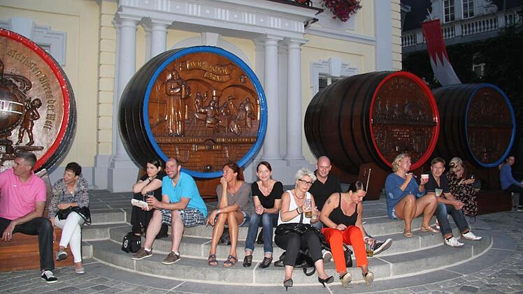 Die spanische Rathaus-Treppe.