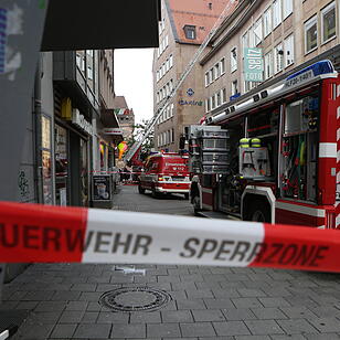 Brand in Restaurant der Nürnberger Innenstadt