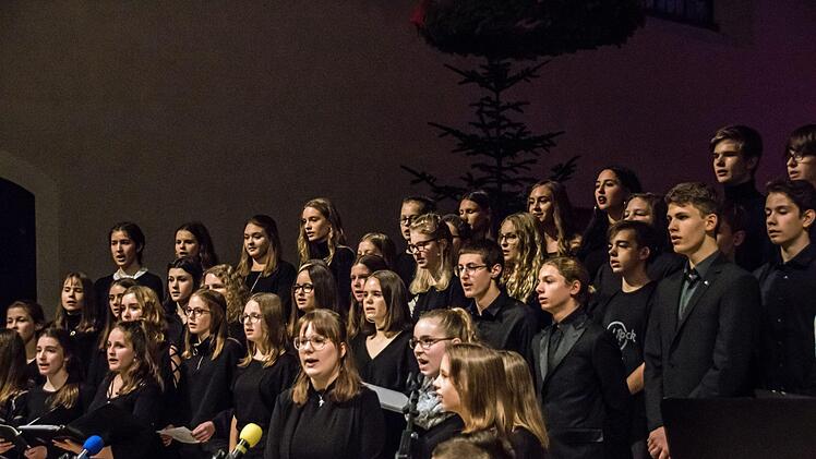 Impressionen vom Weihnachtskonzert des Coburger Gymnasiums Albertinum in der MorizkircheFoto: Jochen Berger