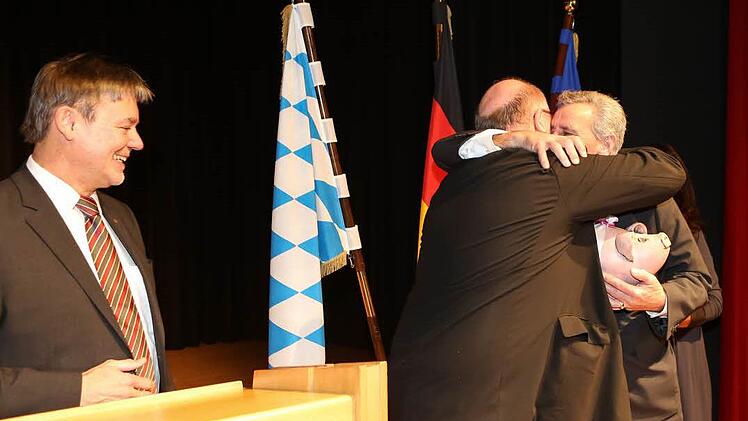 Bei der Verabschiedung von Landrat Oswald Marr. Foto: Barbara Herbst