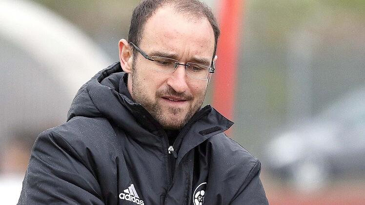 Coburgs Co-Trainer Frederik Martin kam zuletzt ins Grübeln.