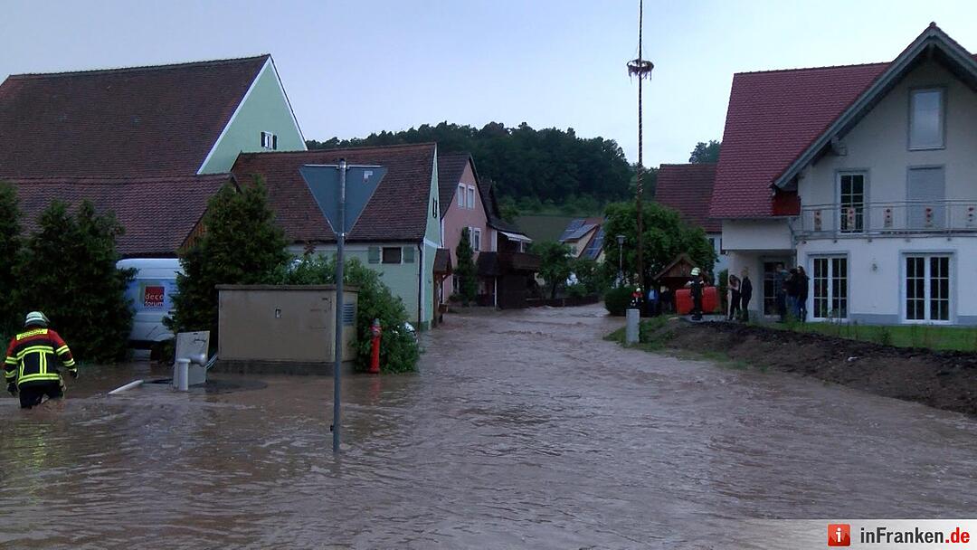 Unwetter in Frankendorf