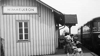 Ein altes Foto vom Bahnhof in Himmelkron - für die Eisenbahnfreunde ist so etwas ein Schatz.