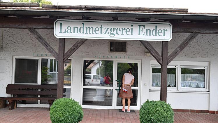 Eigentlich ist die Metzgerei schon lange geschlossen, aber Hildegard Ender hat uns einen Blick hineinwerfen lassen. Foto: Ronald Rinklef