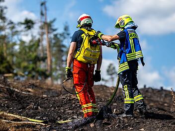 Waldbrand in Thüringen
