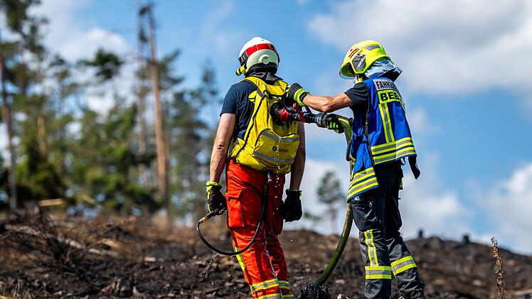 Waldbrand in Thüringen