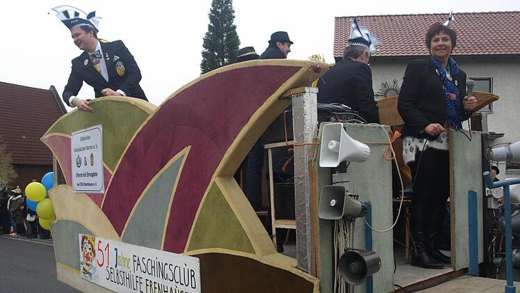 Impressionen vom Faschingszug in Ebenhausen 2016 Foto: Stefan Geiger