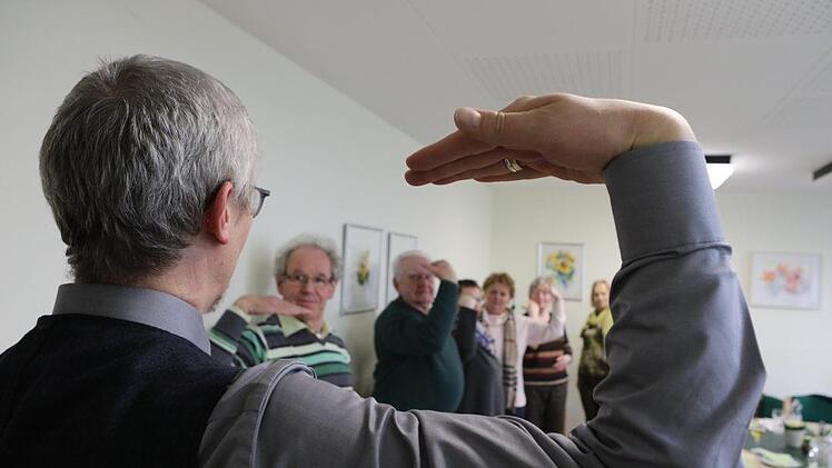 Gruppentherapie bei der Schlaganfall-Selbsthilfegruppe KulmbachBarbara Herbst