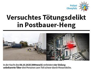 5000 Euro Belohnung für Hinweise zu versuchtem Tötungsdelikt in Oberpfalz ausgeschrieben