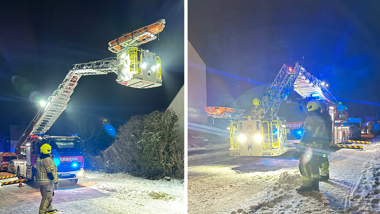 Bubenreuth: Feuerwehr kommt Rettungsdienst zu Hilfe - Patient muss aus Fenster transportiert werden