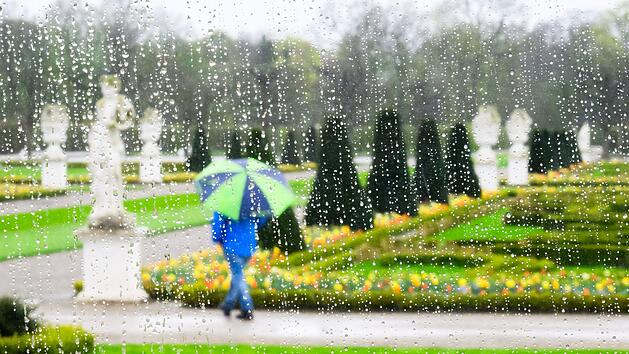 Verregnetes Wetter in Franken