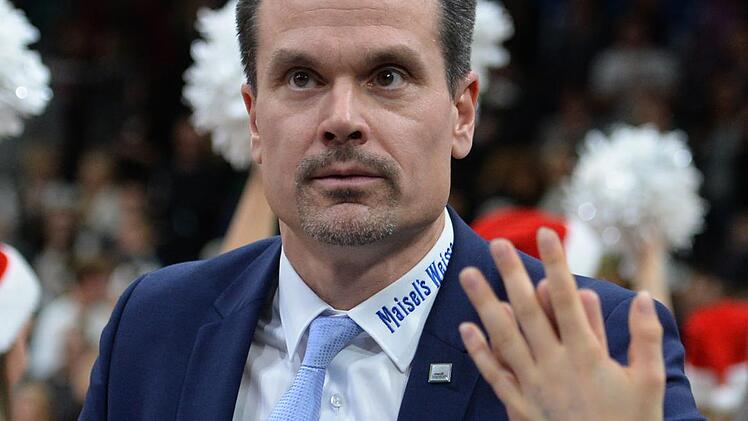 Bayreuths Trainer Raoul Korner lobte sein Team, auch wenn es am Ende fast wieder eine scheinbar sichere Führung verspielt hätte. Foto: Peter Mularczyk