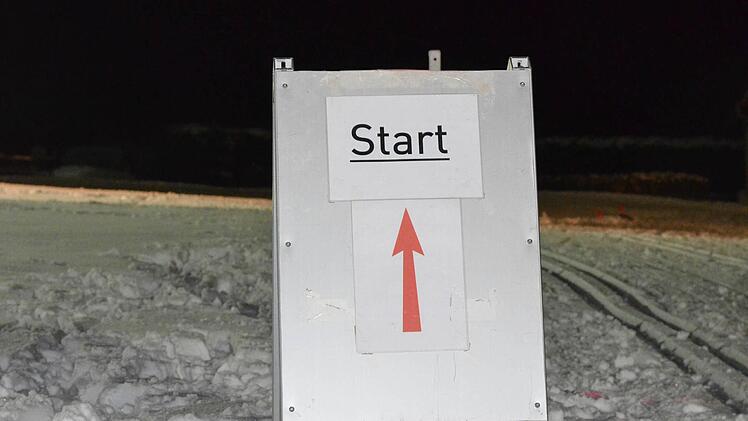 Nachtskisprint beim WSV Oberweißenbrunn. Foto: Jürgen Schmitt