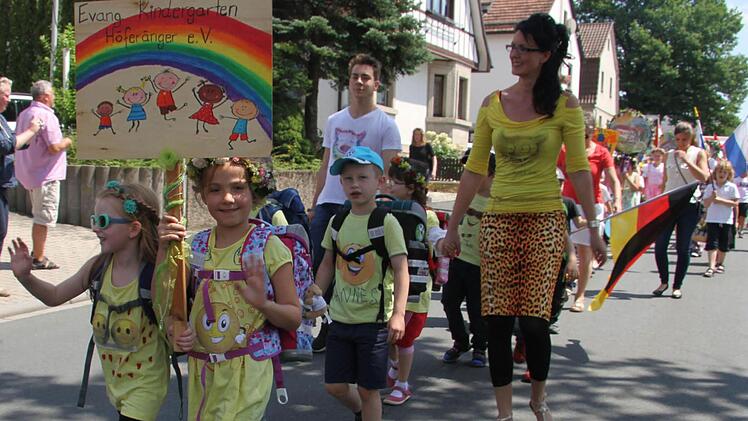 3Der Kindergarten Höferänger war natürlich auch mit von der Partie. Foto: Sonny Adam