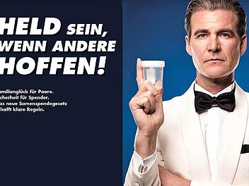James Bond ist einer der "Helden", mit denen die Erlanger Samenbank für  Samenspende wirbt.    Die Kampagne macht die Spenderkinder wütend.  Foto:  Marco Leibetseder