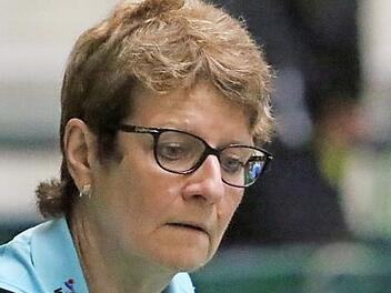 Eine gute Partie im Derby gegen Marktgraitz zeigte die Altenkunstadterin Conny Gebert-Scholl mit zwei Einzel- und einem Doppelsieg. Foto: Gillig