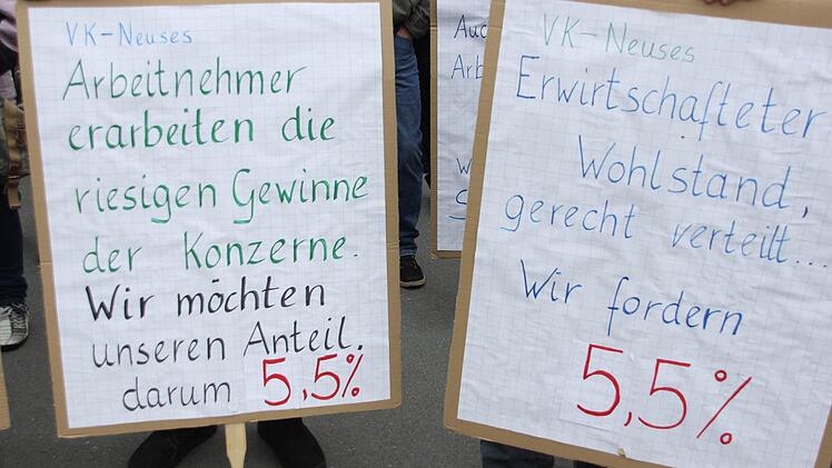 Plakate der Protestierenden Foto: Friedwald Schedel