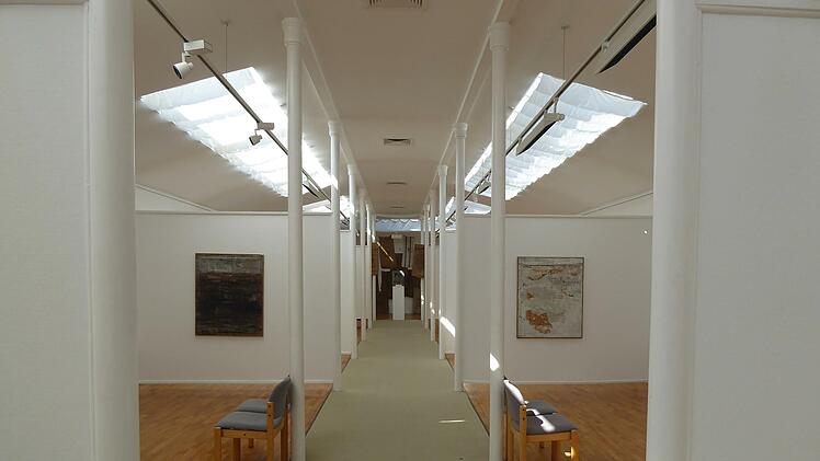 Malerei und Grafik von Robert Reiter präsentiert der Kunstverein Coburg in seiner großen Herbstausstellung.Foto: Jochen Berger