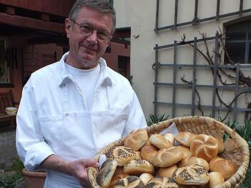 Die Bäckerei von Bäckermeister Franz Josef Lang besteht bereits seit 300 Jahren. Seine Vorfahren waren mit großer Wahrscheinlichkeit bei der Herstellung von "Kreuzerweck" beteiligt. Foto: Manfred Welker