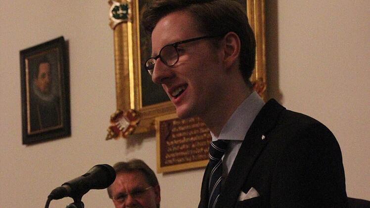 Bei der Ehrung von Christian Porzelt. Foto: Marco Meißner