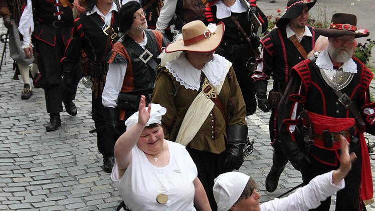 Historischer Festzug durch Kronach. Foto: Marco Meißner