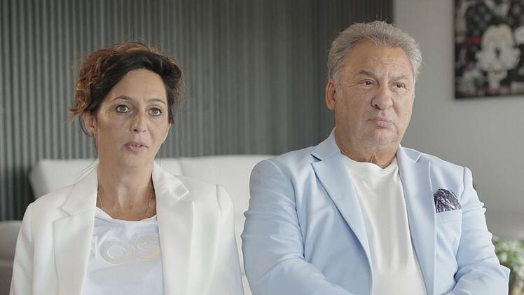 Ungleiches Paar: Heidi und Mike.