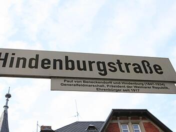 Eine Umbenennung der Hindenburgstraße wird in der Bevölkerung größtenteils abgelehnt. Rückt nun auch die Coburger SPD davon ab? Foto: Simone Bastian