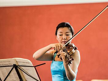 Megumi Ikeda bei der Schubertiade in CoburgFoto: Jochen Berger