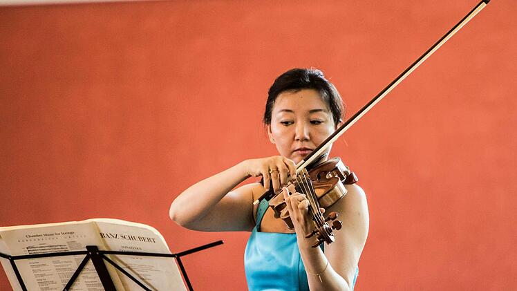 Megumi Ikeda bei der Schubertiade in CoburgFoto: Jochen Berger