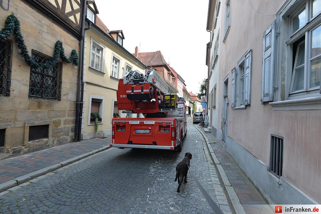 Brand in der Concordiastraße in Bamberg