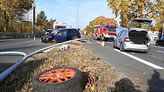 Unfall in Bamberg: Zwei Verletzte am Berliner Ring