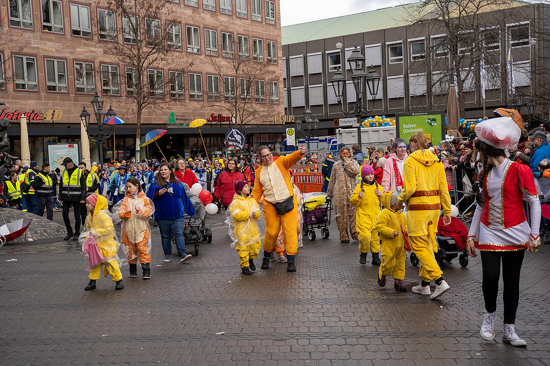 Der traditionelle Umzug zog ca. 70.000 Faschingsfreunde an.