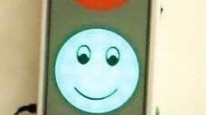 Wenn es angenehm ruhig auf Station ist, grinst der grüne Smiley.