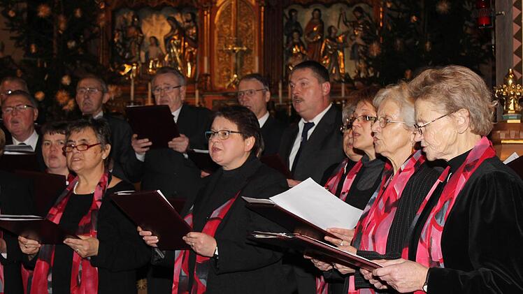 Der Gesangverein Hetzles setzte gekonnt den Schlusspunkt.