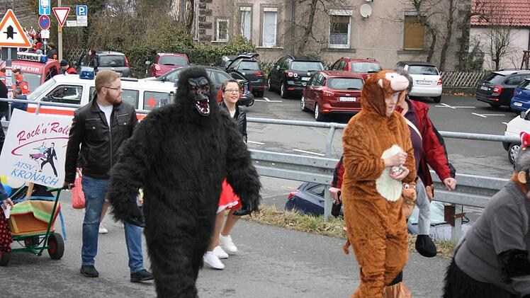 Beim Kronacher FaschingszugMaria Löffler