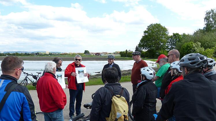 Fahrradtour zum Bahnausbau in Bamberg am 10. Mai 2019. Foto: Julian Megerle