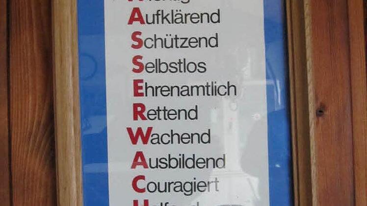 Das Motto der Wasserwacht.