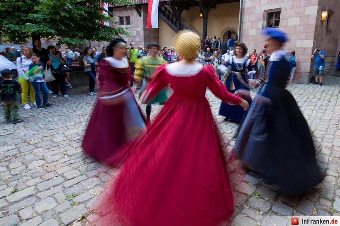 Burgfest auf der Kaiserburg in Nürnberg