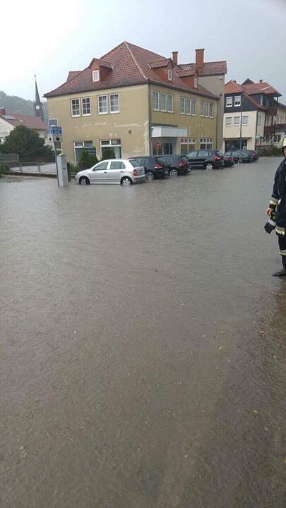 Unwetter: Überschwemmungen in Kulmbach und Kronach