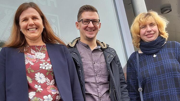 Kerstin Zapf, Veit Schott und Melanie Simon (v. l.) sind überzeugt: Keiner muss Angst vor einer digitalisierten Schule haben. Foto: Marco Meißner