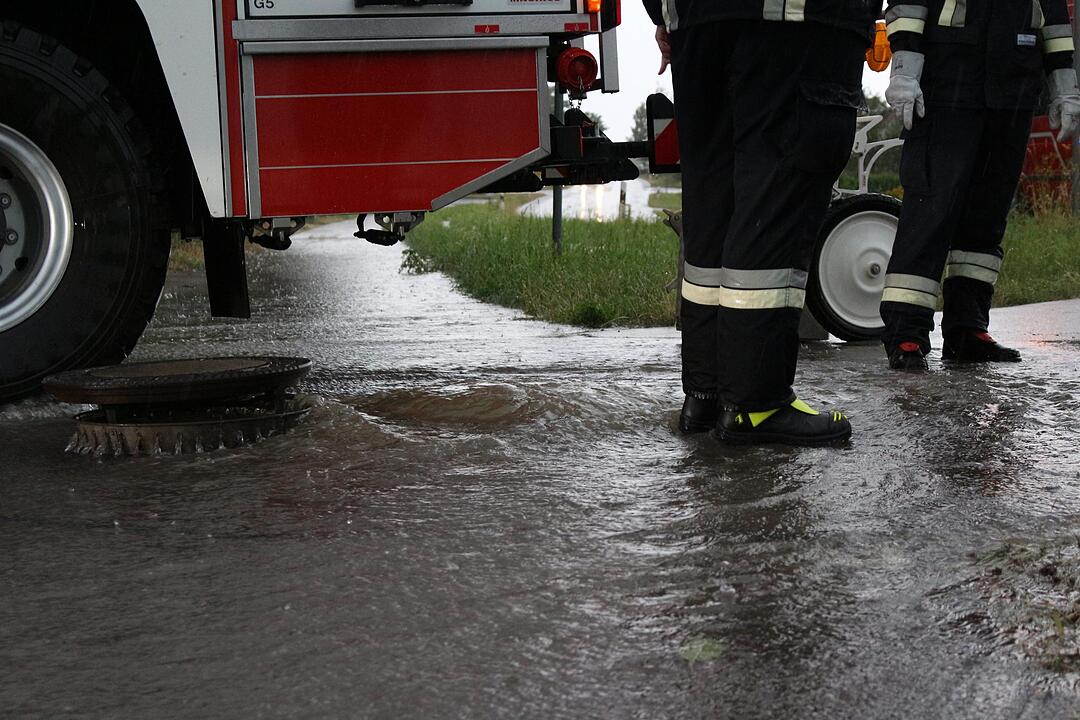 Unwetter zieht über Mittelfranken