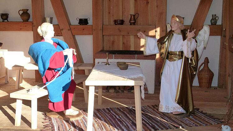 Derzeit ist die Szene "Verkündigung an Maria" zu sehen. Foto: Marion Krüger-Hundrup