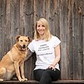 Jeannette Daschners Statement auf dem Shirt  ist deutlich.Jeannette Daschner