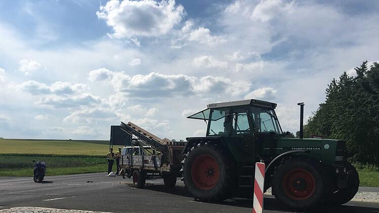 Am Dienstag hat sich in Unterfranken ein schwerer Unfall ereignet. Foto: Paso/News5