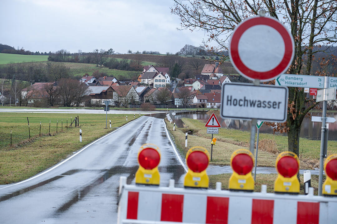 Hochwasser an der Itz: Weiterer Regenfälle erwartet