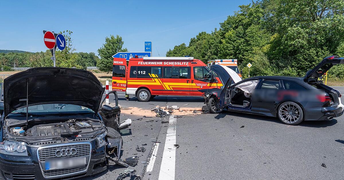 Bamberg district: Three injured in accident on B22 - seriously injured ...
