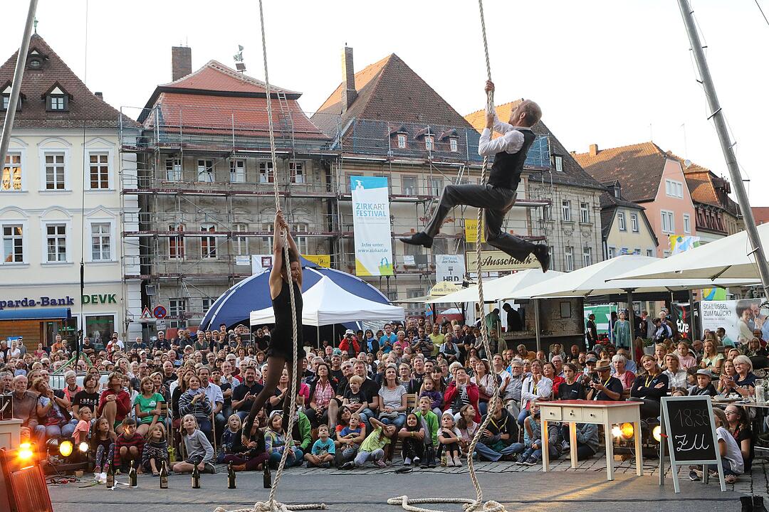 Einrücke vom Artistik-Festival ZirkArt in Forchheim